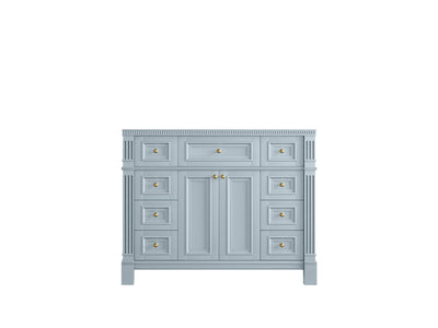 Paris 42 in. W x 22 in. D Single Sink Bathroom Vanity - Willow Bath and Vanity