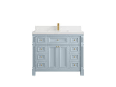 Paris 42 in. W x 22 in. D Single Sink Bathroom Vanity - photo 42
