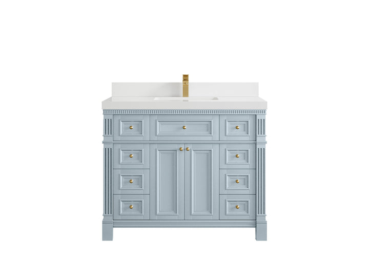 Paris 42 in. W x 22 in. D Single Sink Bathroom Vanity - photo 42