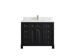 Paris 42 in. W x 22 in. D Single Sink Bathroom Vanity - photo 24