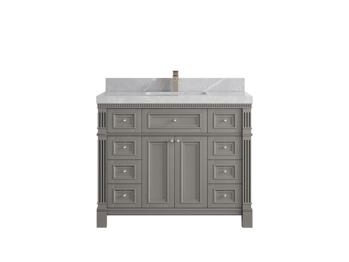 Paris 42 in. W x 22 in. D Single Sink Bathroom Vanity - photo 37