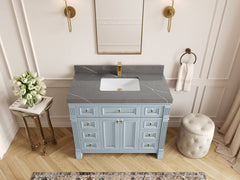 Paris 42 in. W x 22 in. D Single Sink Bathroom Vanity - photo 31