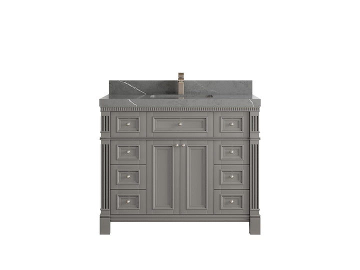 Paris 42 in. W x 22 in. D Single Sink Bathroom Vanity - photo 39