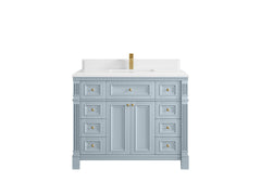 Paris 42 in. W x 22 in. D Single Sink Bathroom Vanity - photo 26