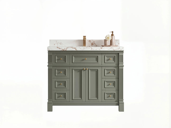 Paris 42 in. W x 22 in. D Single Sink Bathroom Vanity - photo 1