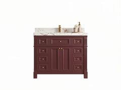 Paris 42 in. W x 22 in. D Single Sink Bathroom Vanity - photo 1