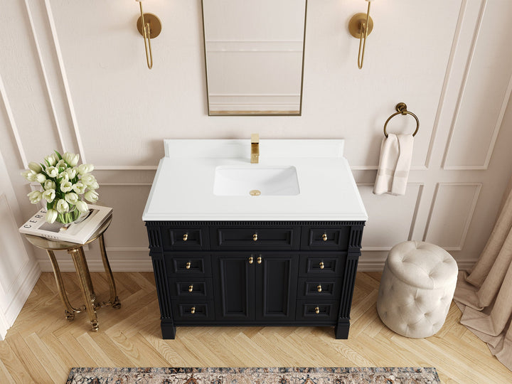 Paris 42 in. W x 22 in. D Single Sink Bathroom Vanity - photo 27