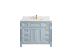 Paris 42 in. W x 22 in. D Single Sink Bathroom Vanity - photo 22
