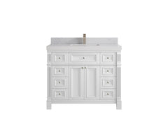 Paris 42 in. W x 22 in. D Single Sink Bathroom Vanity - photo 1