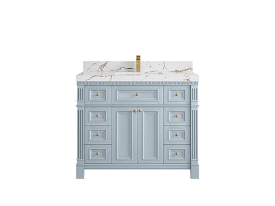 Paris 42 in. W x 22 in. D Single Sink Bathroom Vanity - Willow Bath and Vanity