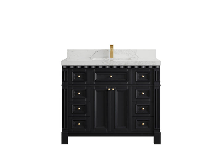 Paris 42 in. W x 22 in. D Single Sink Bathroom Vanity - photo 14