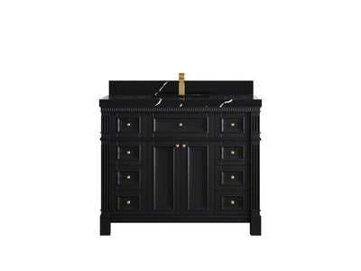 Paris 42 in. W x 22 in. D Single Sink Bathroom Vanity - Willow Bath and Vanity