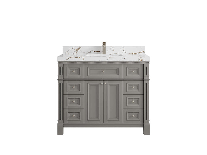 Paris 42 in. W x 22 in. D Single Sink Bathroom Vanity - photo 41