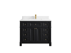 Paris 42 in. W x 22 in. D Single Sink Bathroom Vanity - photo 28