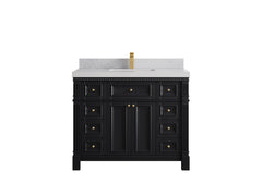 Paris 42 in. W x 22 in. D Single Sink Bathroom Vanity - photo 1