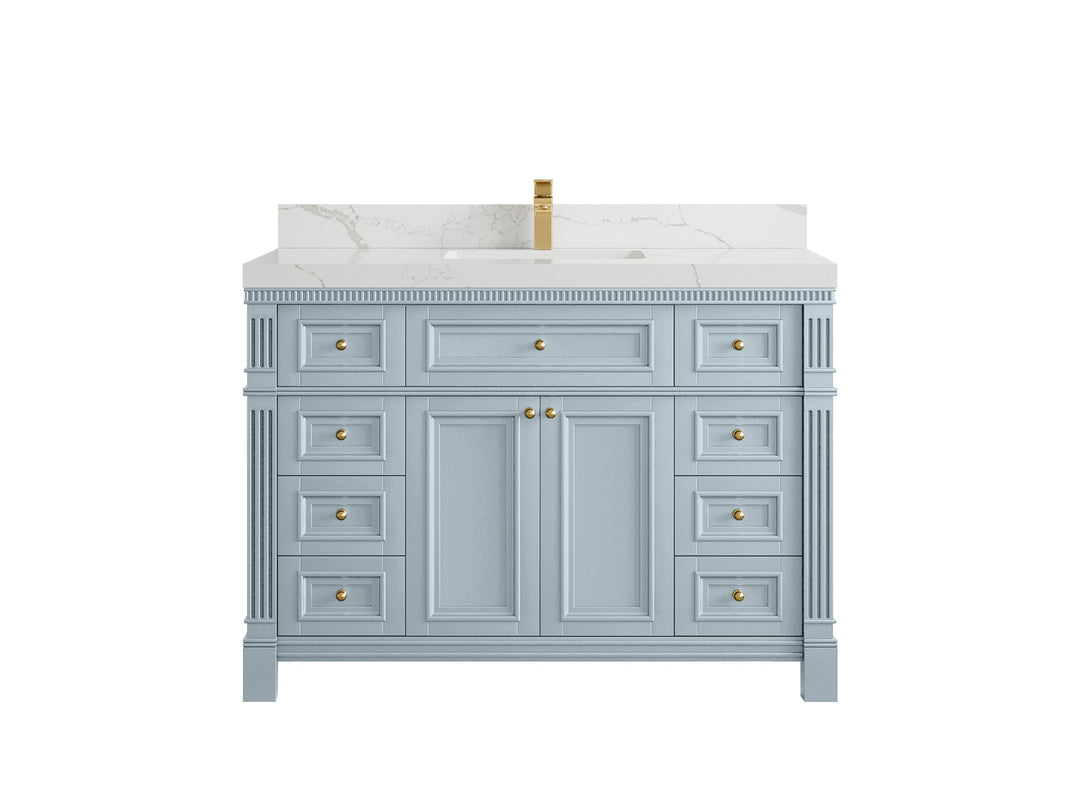 Paris 48 in. W x 22 in. D Single Sink Bathroom Vanity - Willow Bath and Vanity