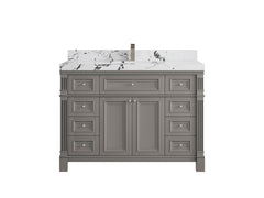 Paris 48 in. W x 22 in. D Single Sink Bathroom Vanity - photo 45