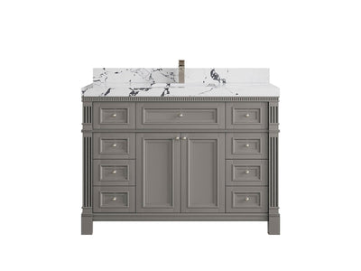Paris 48 in. W x 22 in. D Single Sink Bathroom Vanity - Willow Bath and Vanity