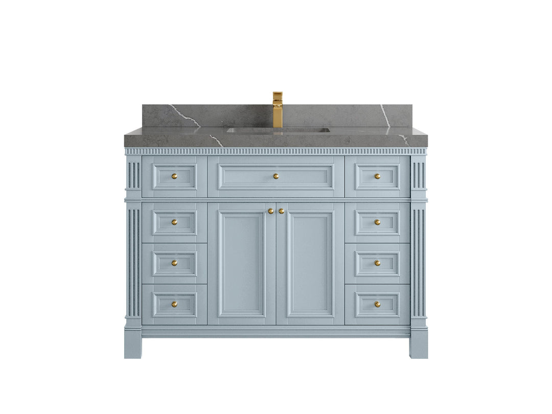 Paris 48 in. W x 22 in. D Single Sink Bathroom Vanity - Willow Bath and Vanity