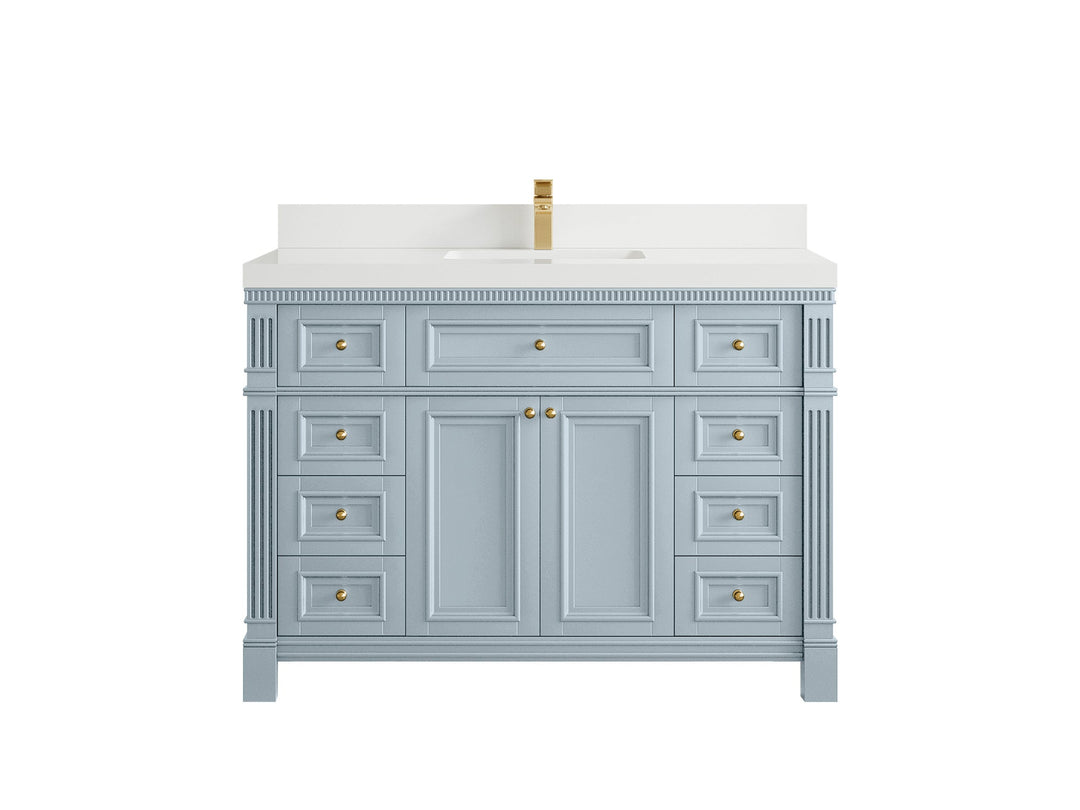 Paris 48 in. W x 22 in. D Single Sink Bathroom Vanity - Willow Bath and Vanity