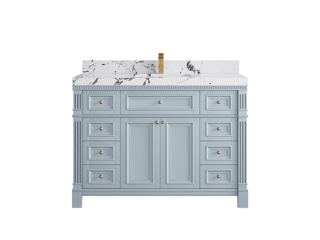 Paris 48 in. W x 22 in. D Single Sink Bathroom Vanity - Willow Bath and Vanity