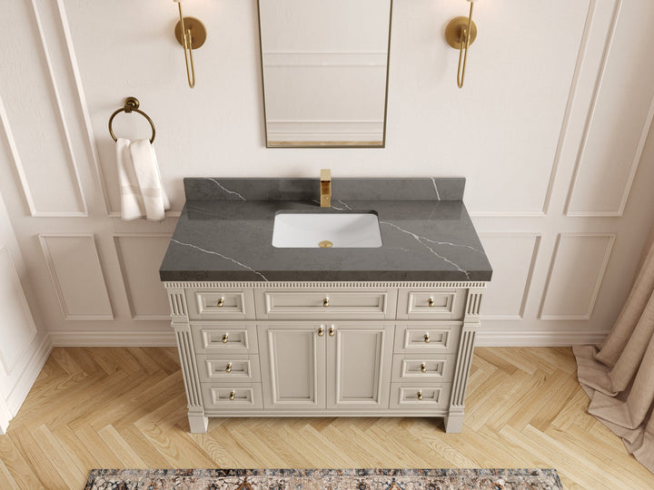 Paris 48 in. W x 22 in. D Single Sink Bathroom Vanity - photo 33
