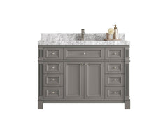 Paris 48 in. W x 22 in. D Single Sink Bathroom Vanity - photo 1