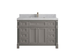 Paris 48 in. W x 22 in. D Single Sink Bathroom Vanity - photo 37