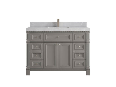 Paris 48 in. W x 22 in. D Single Sink Bathroom Vanity - Willow Bath and Vanity