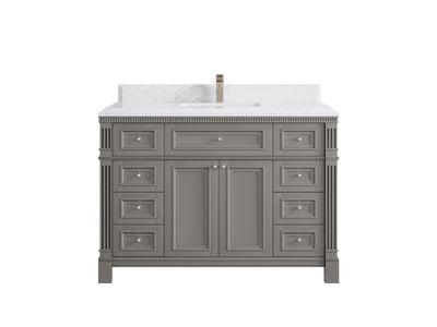 Paris 48 in. W x 22 in. D Single Sink Bathroom Vanity - Willow Bath and Vanity