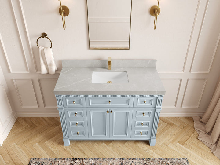 Paris 48 in. W x 22 in. D Single Sink Bathroom Vanity - photo 31