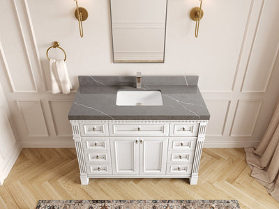 Paris 48 in. W x 22 in. D Single Sink Bathroom Vanity - Willow Bath and Vanity