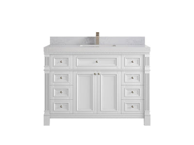 Paris 48 in. W x 22 in. D Single Sink Bathroom Vanity - Willow Bath and Vanity