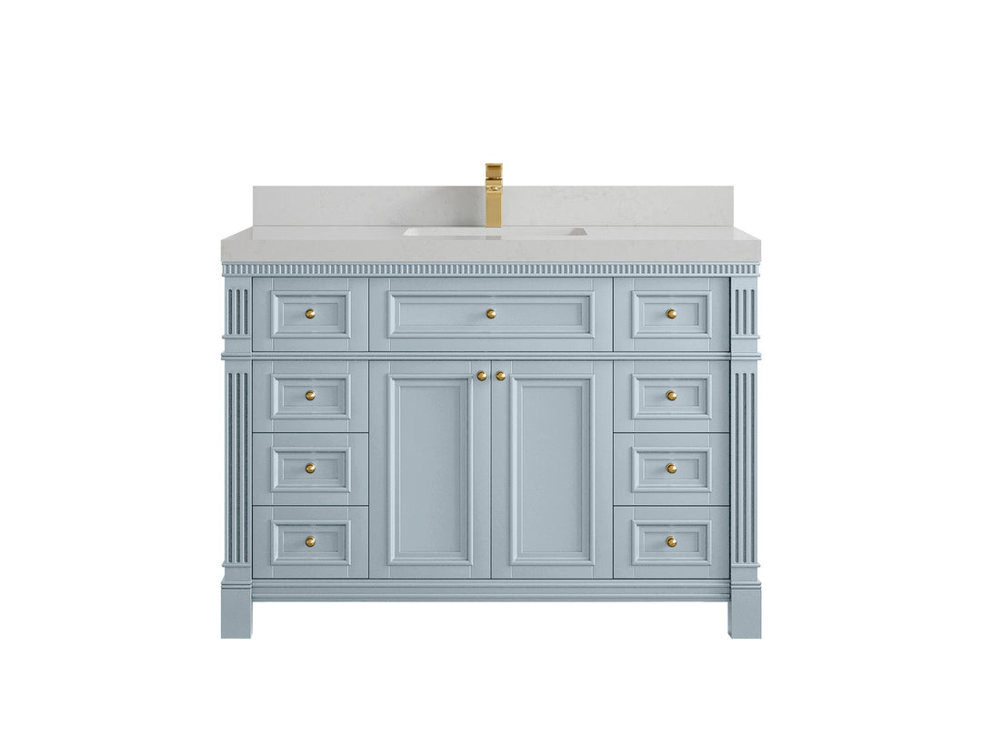 Paris 48 in. W x 22 in. D Single Sink Bathroom Vanity - Willow Bath and Vanity