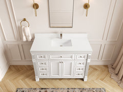 Paris 48 in. W x 22 in. D Single Sink Bathroom Vanity - photo 37