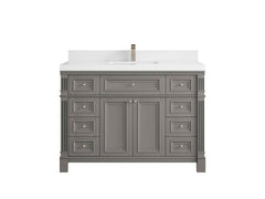 Paris 48 in. W x 22 in. D Single Sink Bathroom Vanity - photo 49