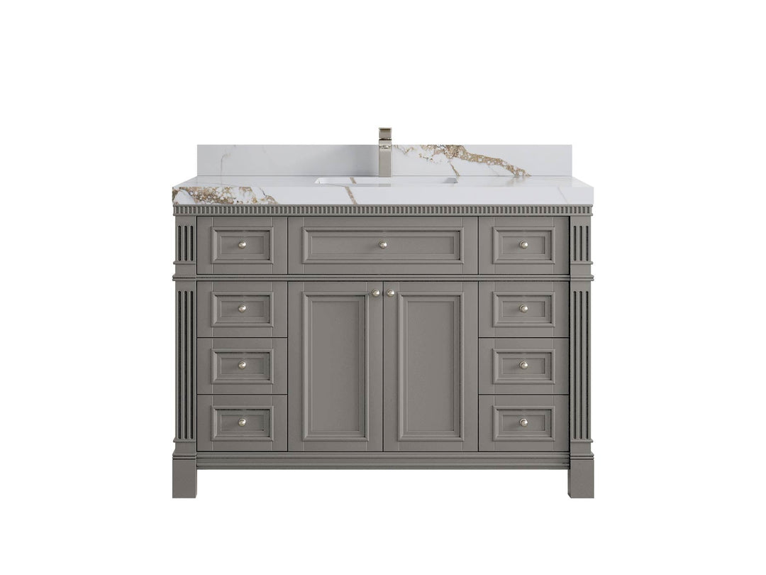Paris 48 in. W x 22 in. D Single Sink Bathroom Vanity - Willow Bath and Vanity