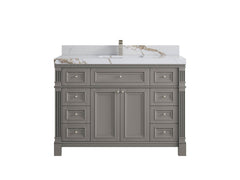 Paris 48 in. W x 22 in. D Single Sink Bathroom Vanity - photo 15