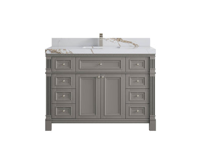 Paris 48 in. W x 22 in. D Single Sink Bathroom Vanity - Willow Bath and Vanity