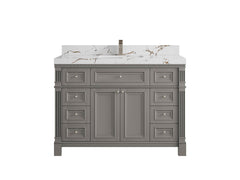 Paris 48 in. W x 22 in. D Single Sink Bathroom Vanity - photo 41