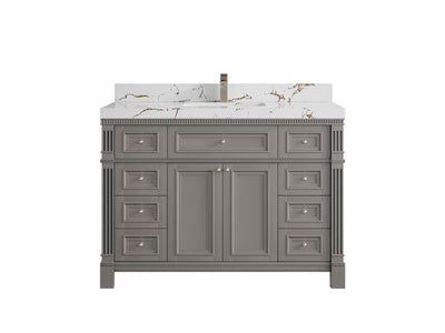 Paris 48 in. W x 22 in. D Single Sink Bathroom Vanity - Willow Bath and Vanity