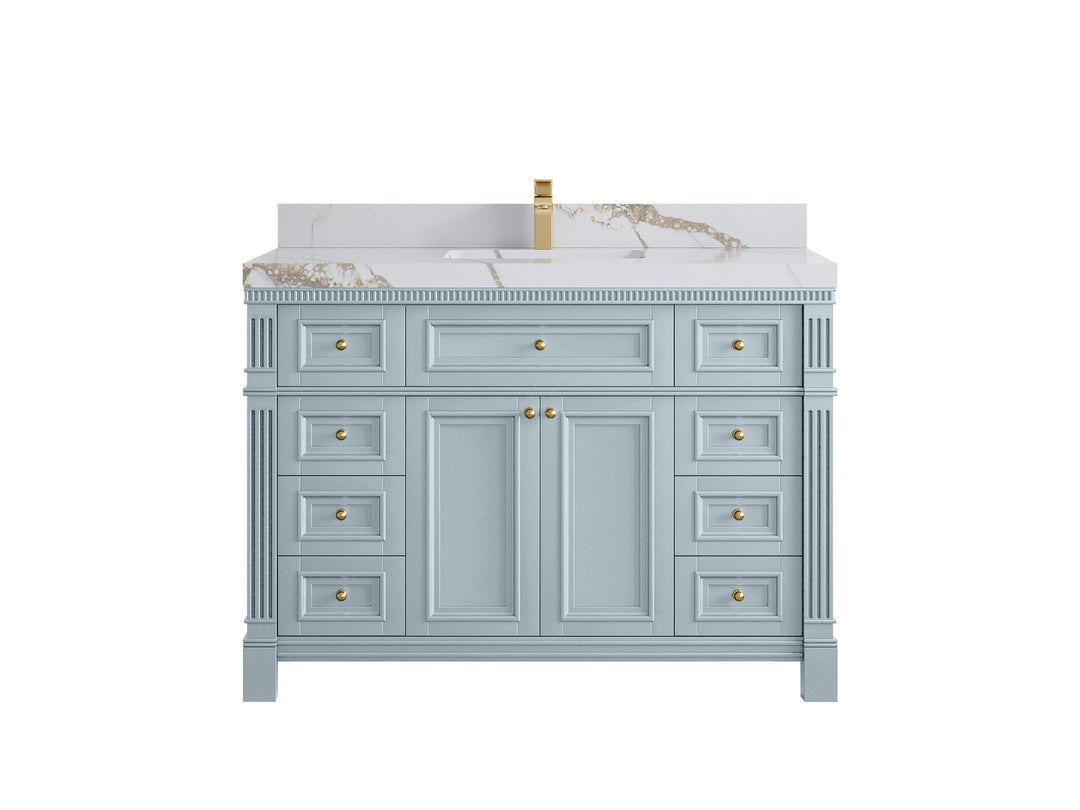 Paris 48 in. W x 22 in. D Single Sink Bathroom Vanity - Willow Bath and Vanity