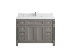 Paris 48 in. W x 22 in. D Single Sink Bathroom Vanity - photo 17