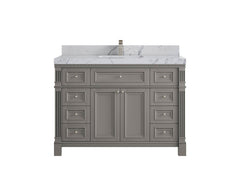 Paris 48 in. W x 22 in. D Single Sink Bathroom Vanity - photo 47