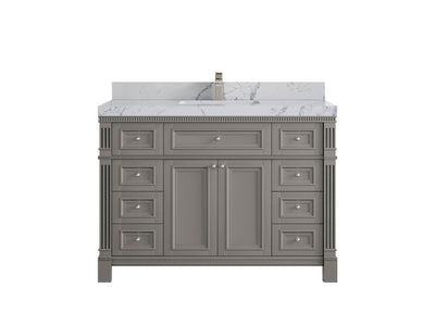 Paris 48 in. W x 22 in. D Single Sink Bathroom Vanity - Willow Bath and Vanity
