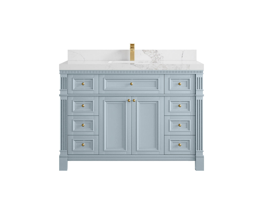 Paris 48 in. W x 22 in. D Single Sink Bathroom Vanity - Willow Bath and Vanity