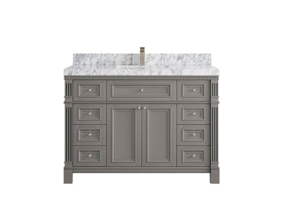 Paris 48 in. W x 22 in. D Single Sink Bathroom Vanity - Willow Bath and Vanity