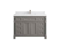 Paris 48 in. W x 22 in. D Single Sink Bathroom Vanity - photo 35