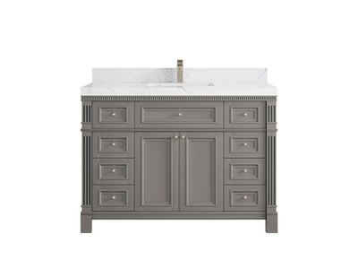 Paris 48 in. W x 22 in. D Single Sink Bathroom Vanity - Willow Bath and Vanity