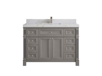 Paris 48 in. W x 22 in. D Single Sink Bathroom Vanity - Willow Bath and Vanity